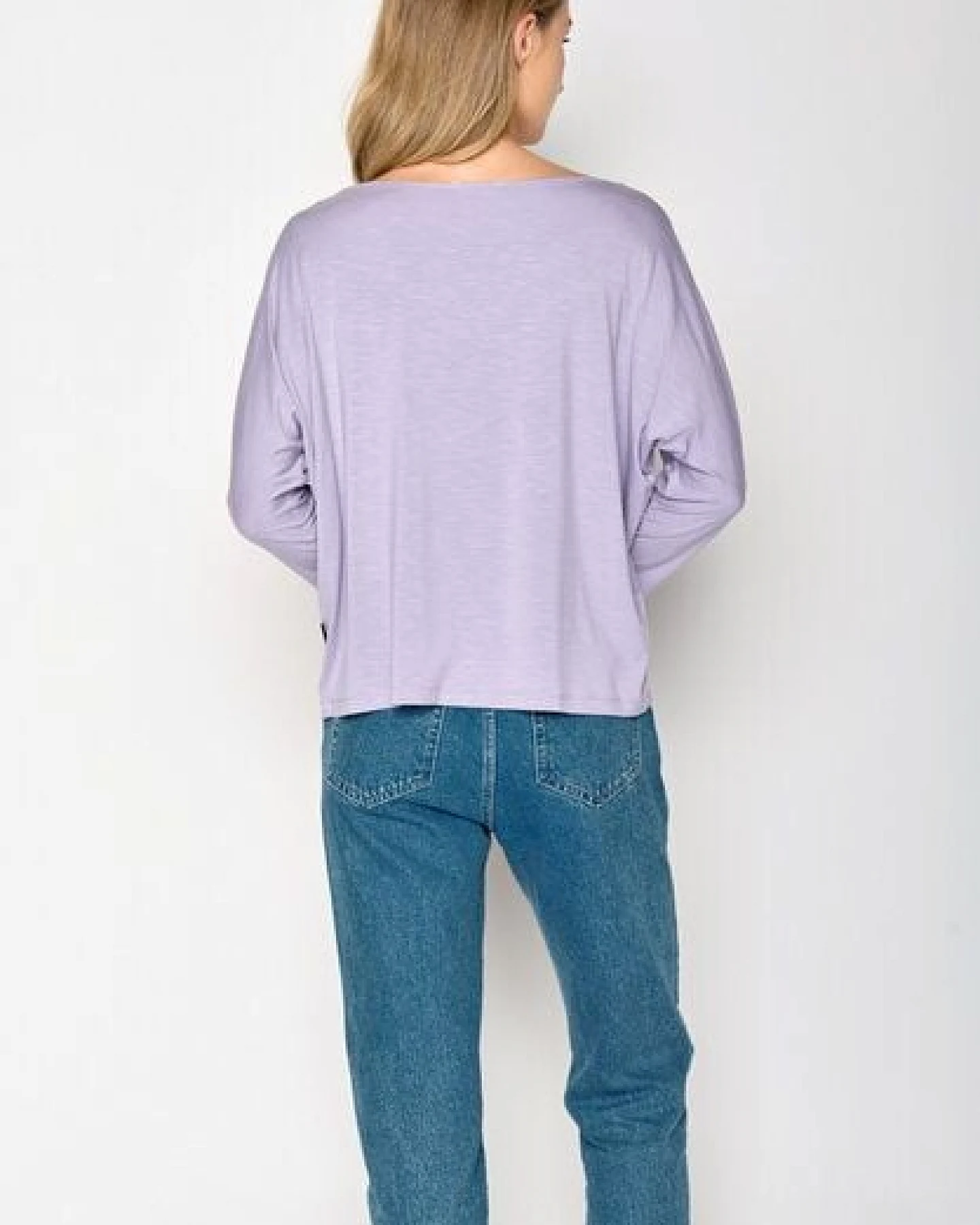 GREENBOMB Nature Bird Reed Simper - Gemütliches Longsleeve aus Viskose (LENZING ECOVERO) Mix / hochwertiger Print / Fair & Vegan – Ansicht 4