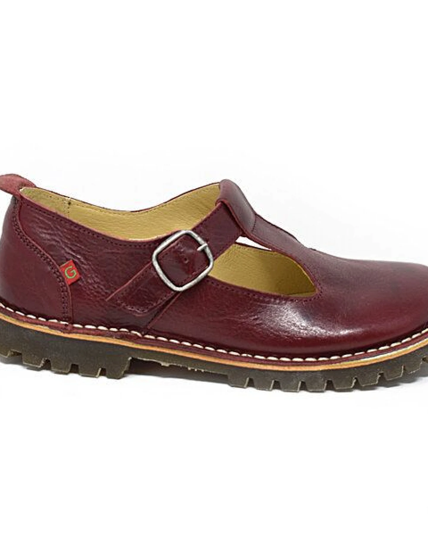 Grünbein Shoes Spangen-Ballerinas Paula Naturform lose Einlage burgundy – Ansicht 4