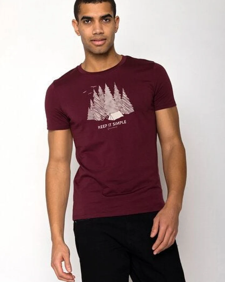 GREENBOMB Nature Keep Guide - Sportliches T-Shirt aus Bio-Baumwolle / hochwertiger Print / GOTS / Fair & Vegan