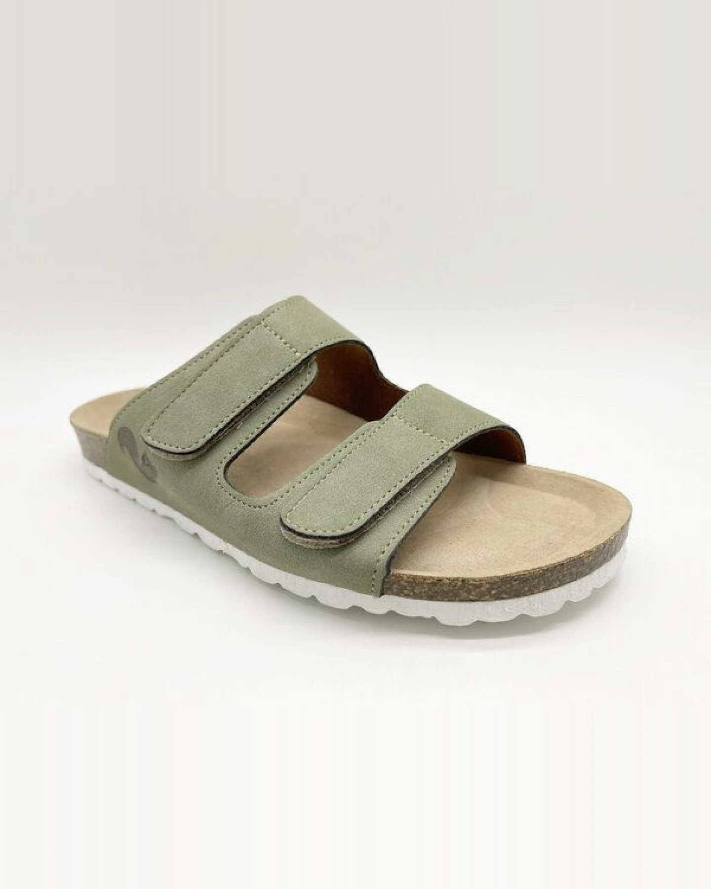 Vegane "thies ® Eco Bio Velcro Sandale" fair produziert mit Kork-Tieffussbett – Ansicht 2