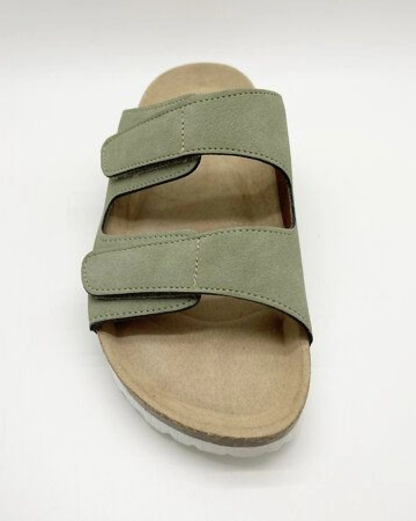 Vegane "thies ® Eco Bio Velcro Sandale" fair produziert mit Kork-Tieffussbett – Ansicht 3