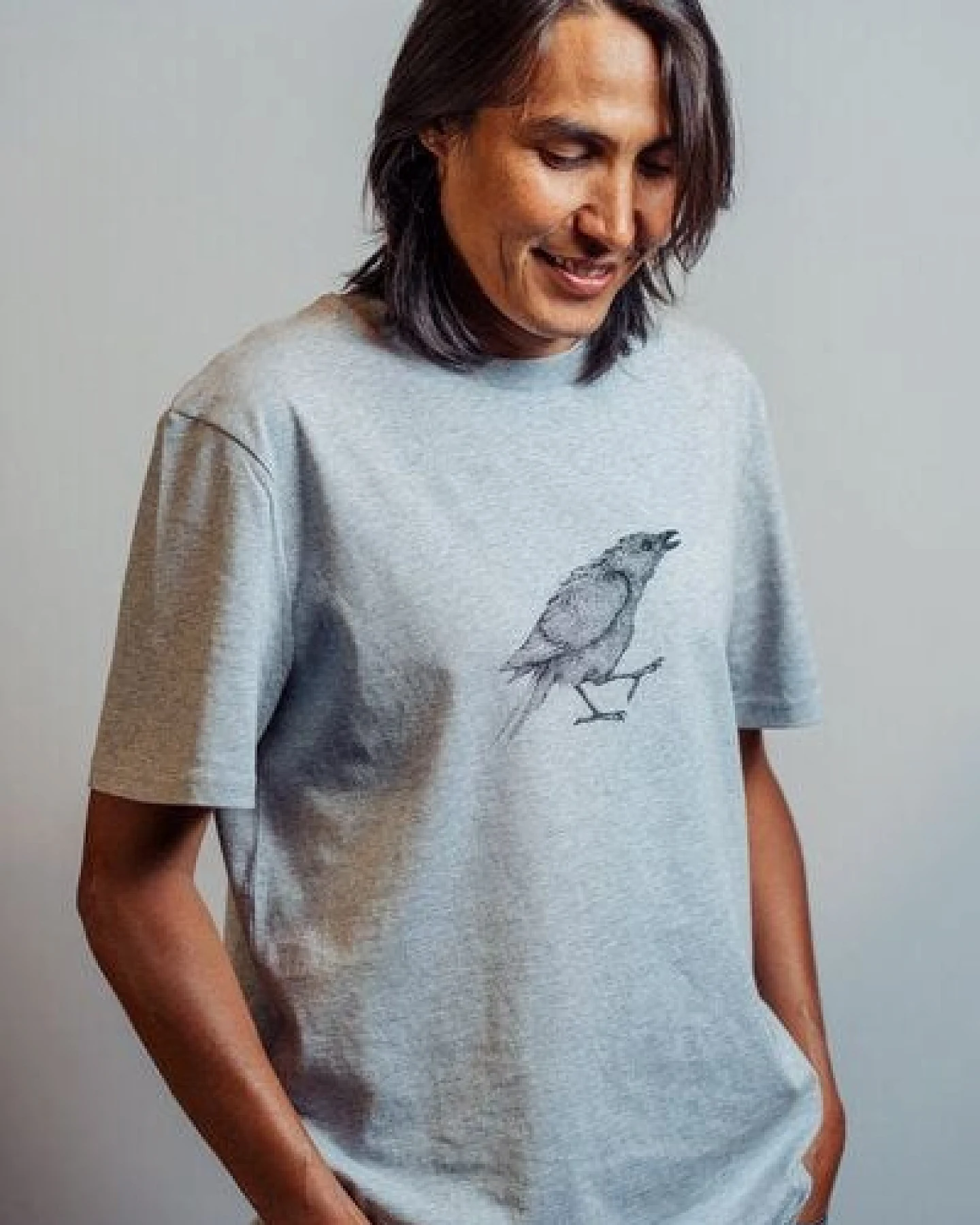 NanMa Bio-Baumwoll-Shirt Rabe – Ansicht 4