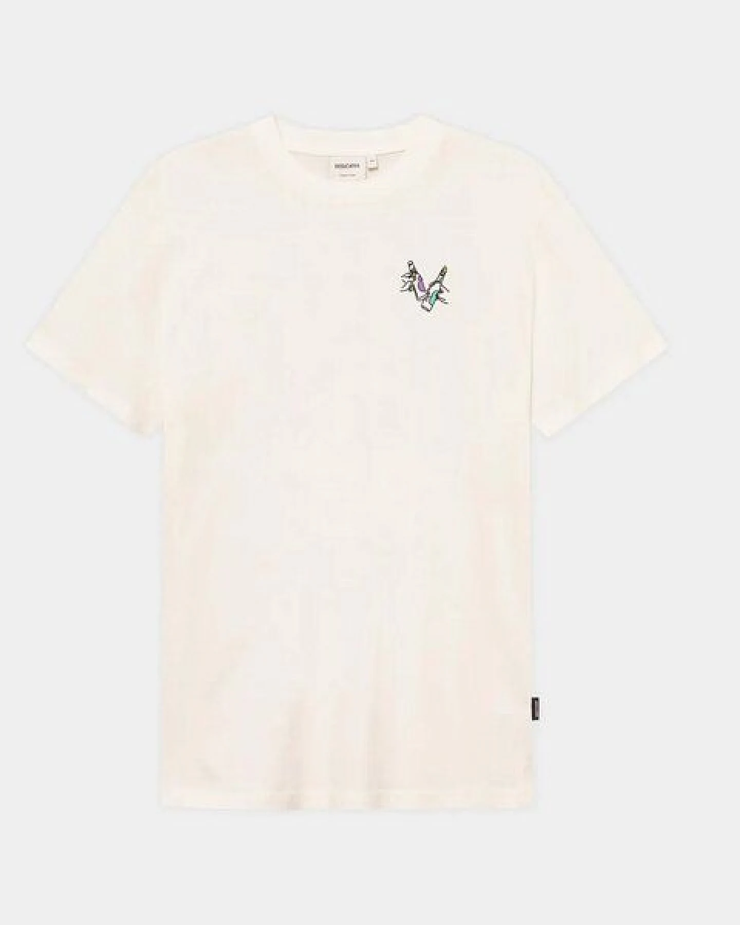 DEDICATED Klassisches T-Shirt mit Getränken Stickerei – Ansicht 3