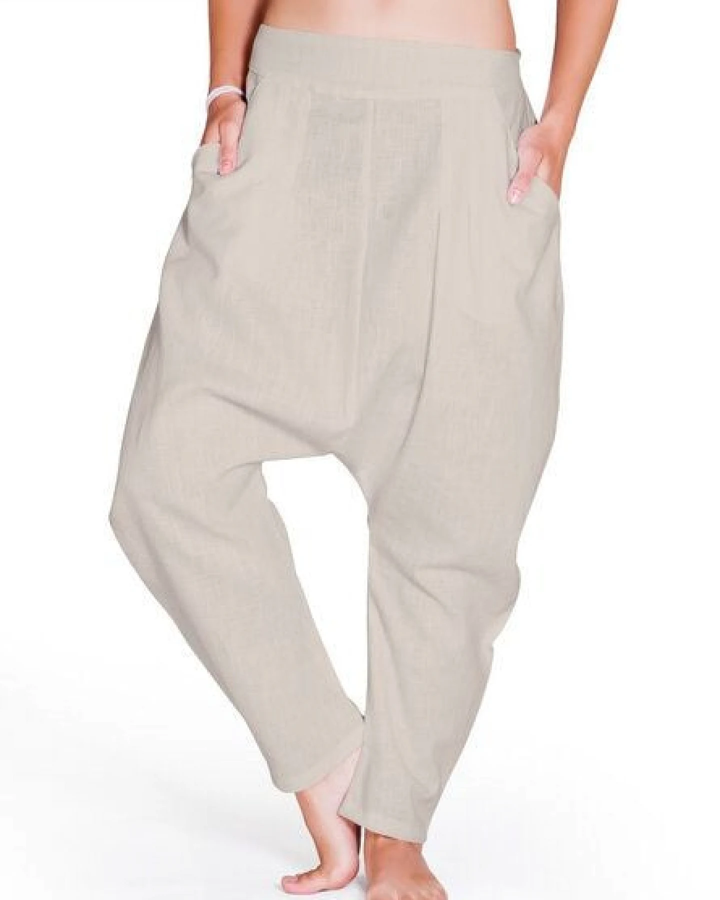 Sarouel-Leinenhose HAREM COMFORT von SCHAZAD – Ansicht 2