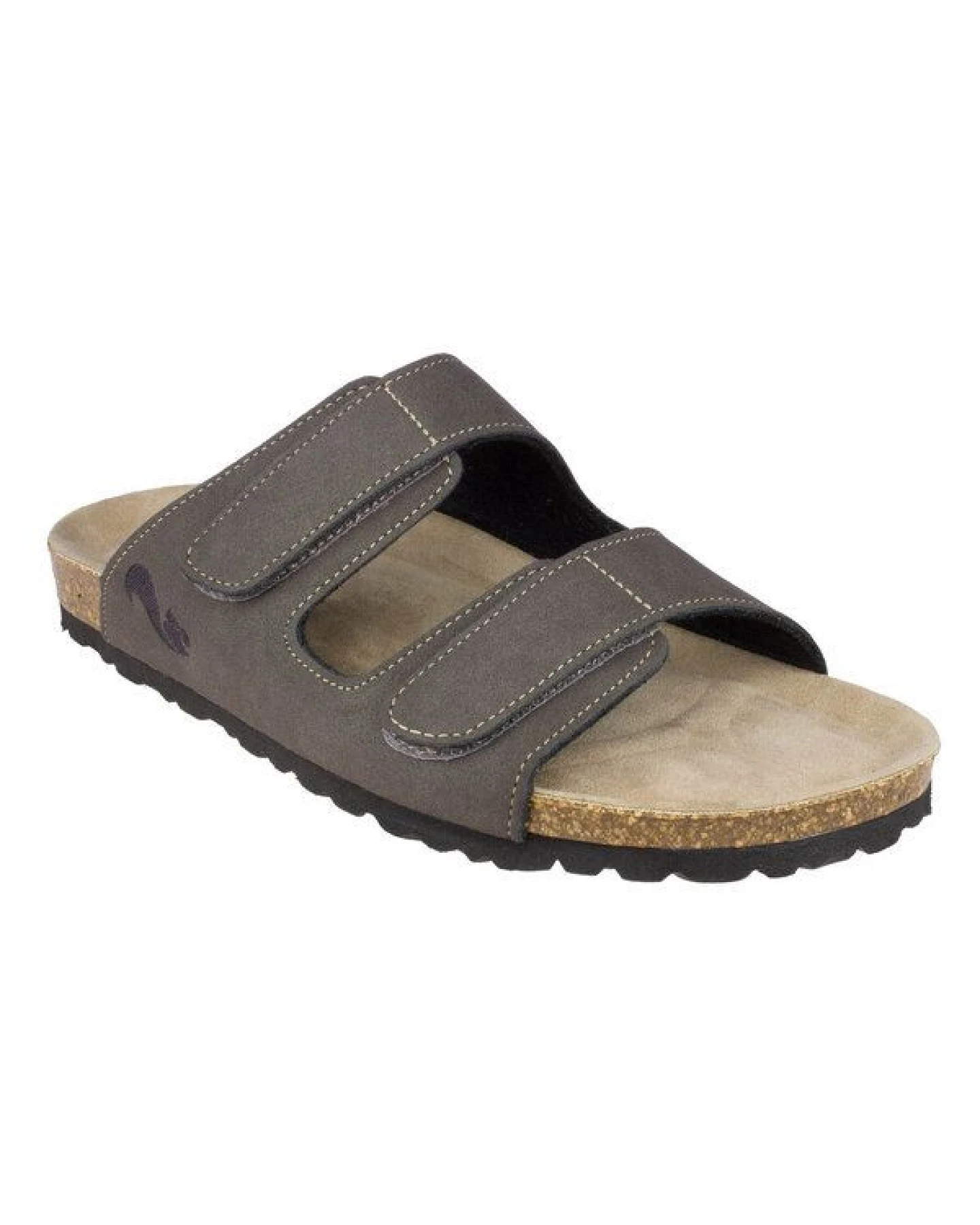 Vegane "thies ® Eco Bio Velcro Sandale" fair produziert mit Kork-Tieffussbett – Ansicht 2