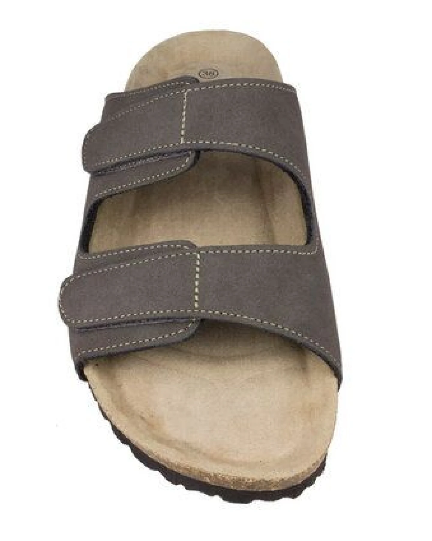 Vegane "thies ® Eco Bio Velcro Sandale" fair produziert mit Kork-Tieffussbett – Ansicht 3