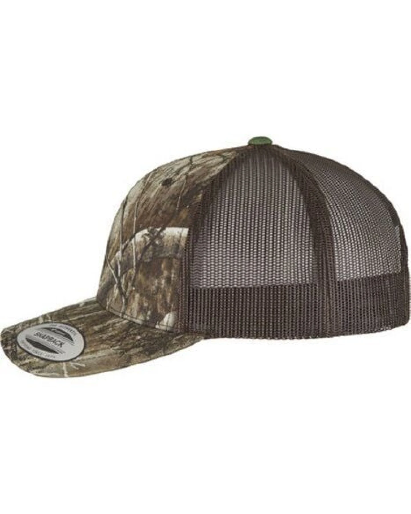 Flexfit Trucker Cap aus recyceltem Polyester 6606RC Camouflage – Ansicht 3