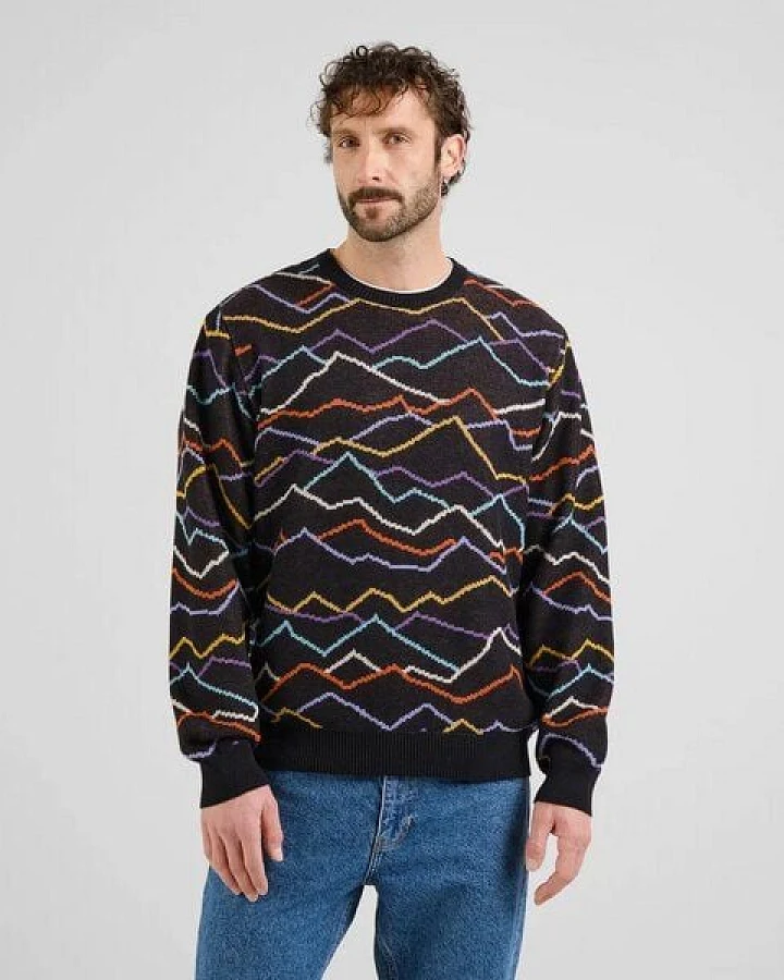 DEDICATED Herren Strickpullover Sweater MORA Line Mountain