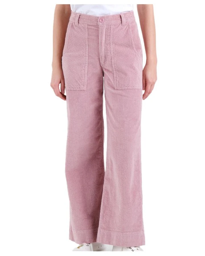 DEDICATED - Women's Workwear Pants Vara Corduroy - Freizeithose Gr XS rosa