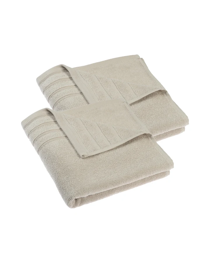 Home Handtücher, 2er-Pack Beige