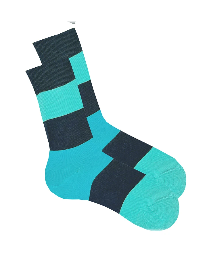 Unisex Socken Blau