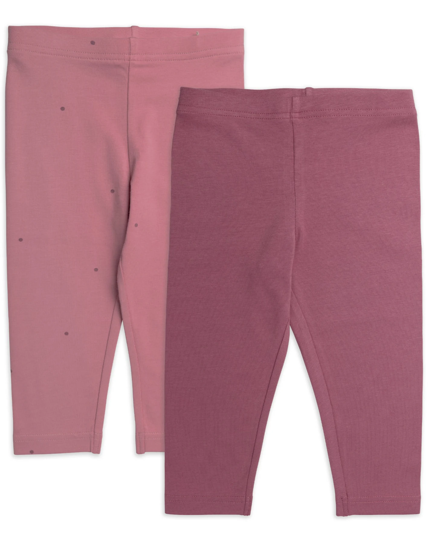 Kinder Mädchen-Caprileggings, 2er Pack Mehrfarbig – Ansicht 2