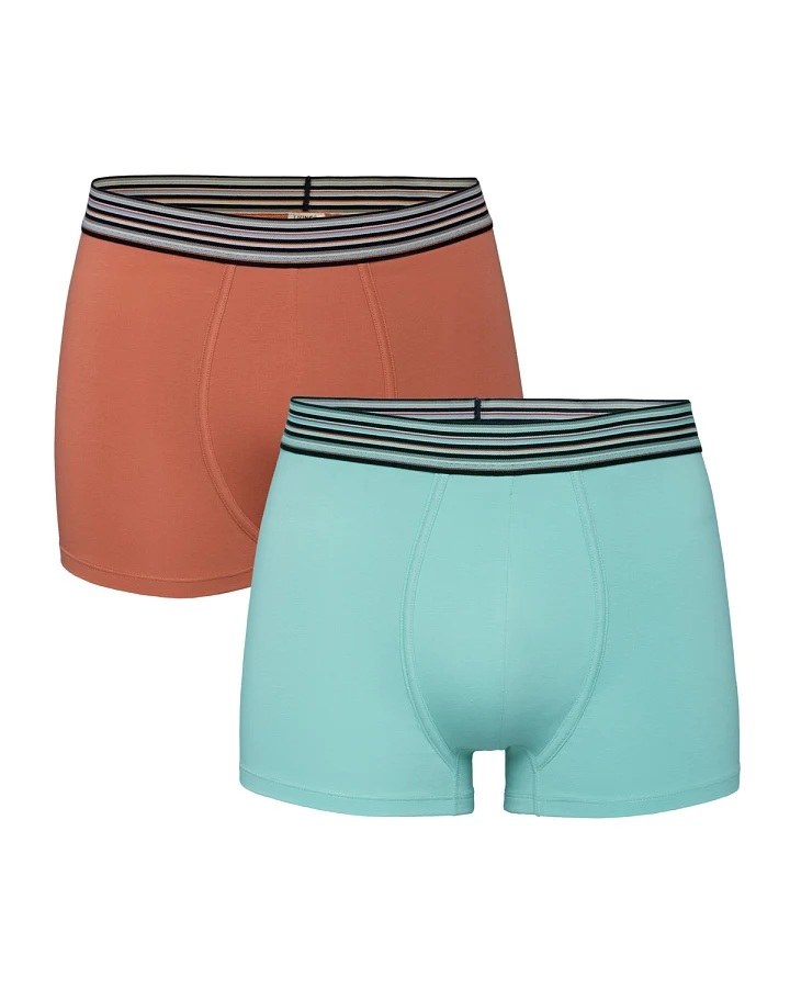 Herren Boxer-Shorts, 2er Pack Rot