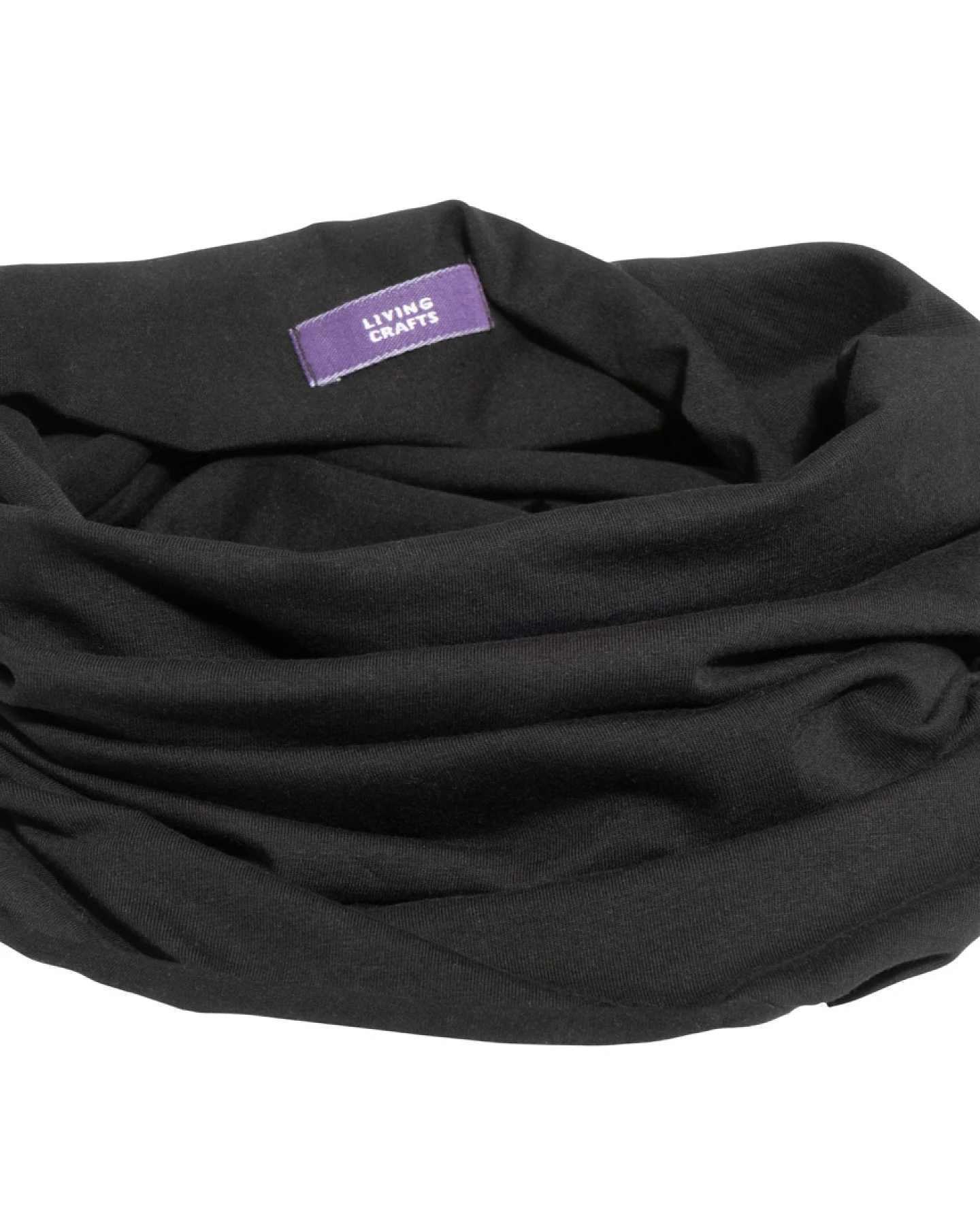 Unisex Multifunktionstuch Schwarz – Ansicht 2