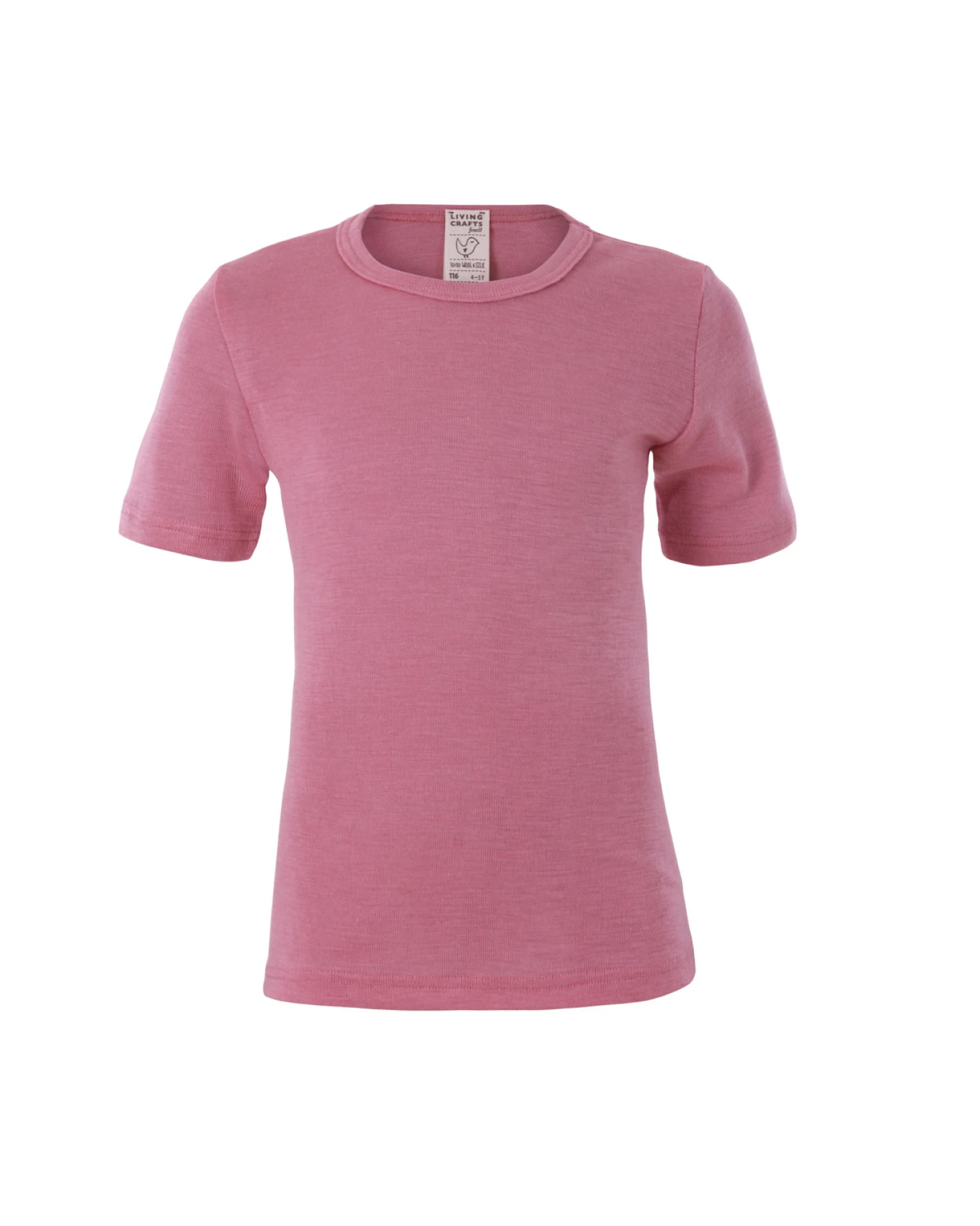 Kinder Kurzarm-Shirt Pink – Ansicht 2