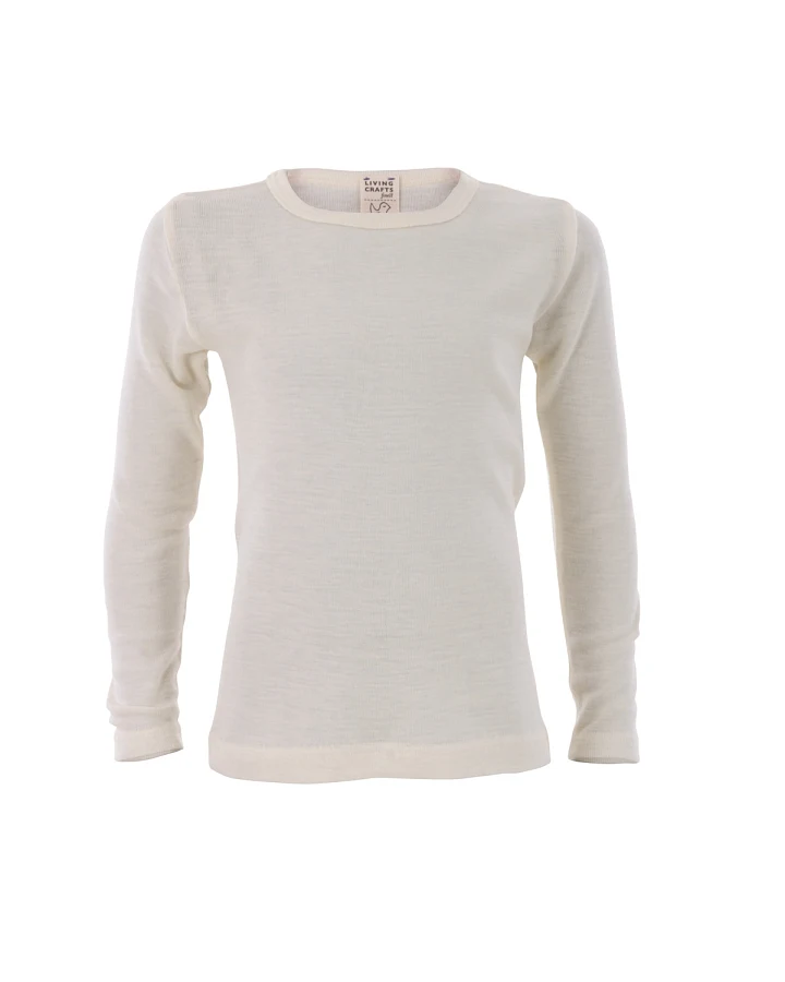 Kinder Langarm-Shirt Beige