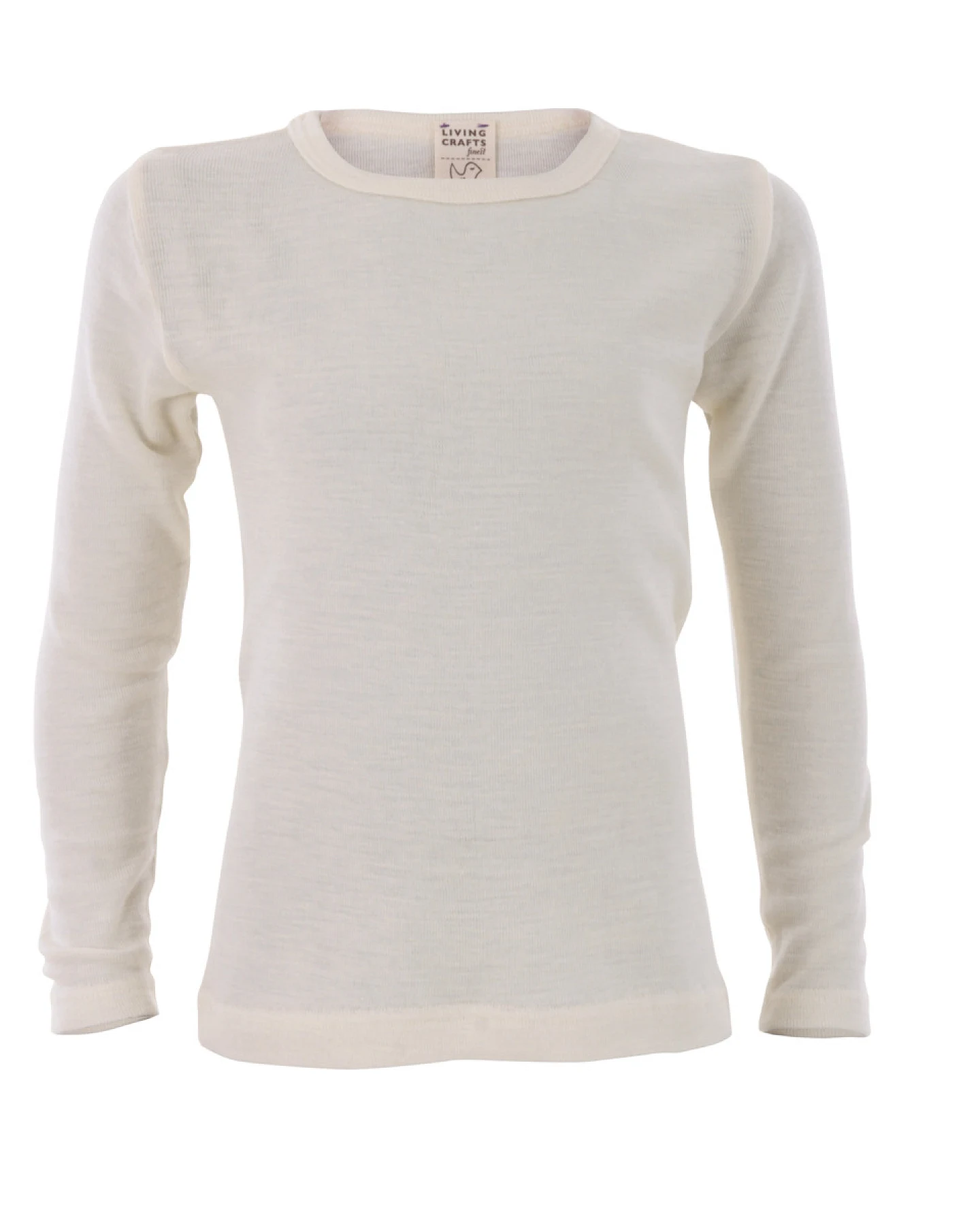 Kinder Langarm-Shirt Beige – Ansicht 2