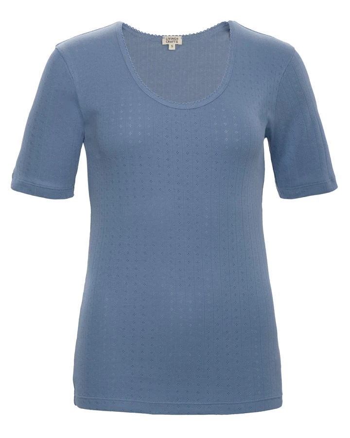Damen Schlaf-Shirt Blau