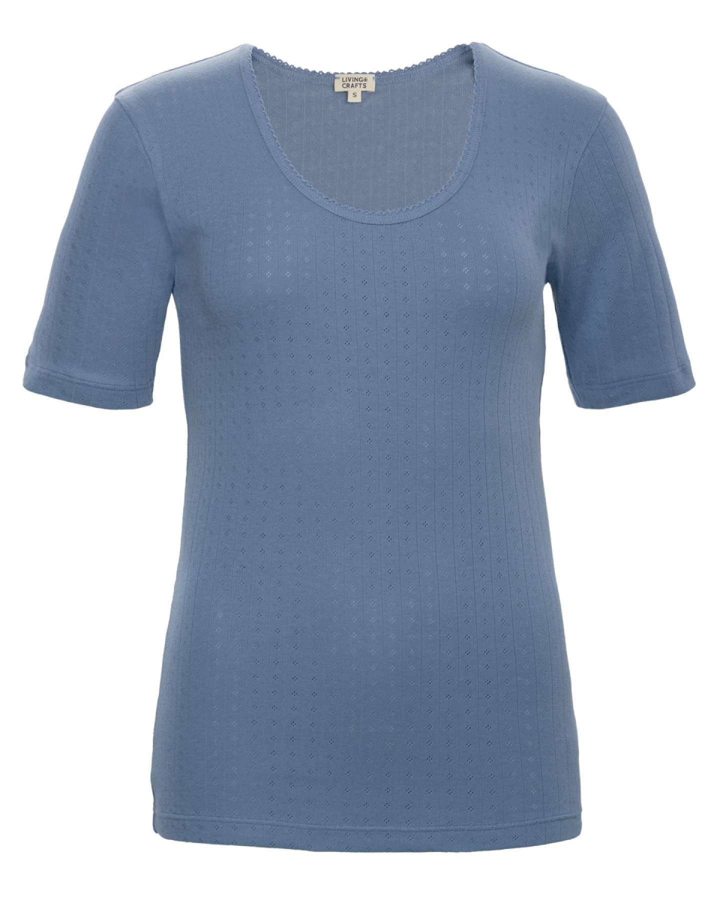 Damen Schlaf-Shirt Blau – Ansicht 2