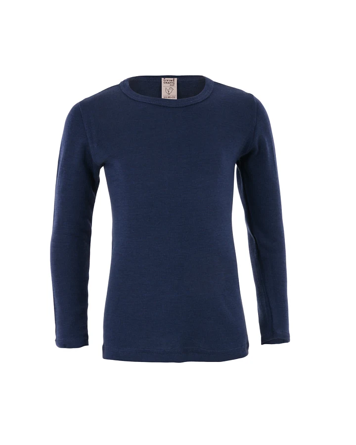 Kinder Langarm-Shirt Blau