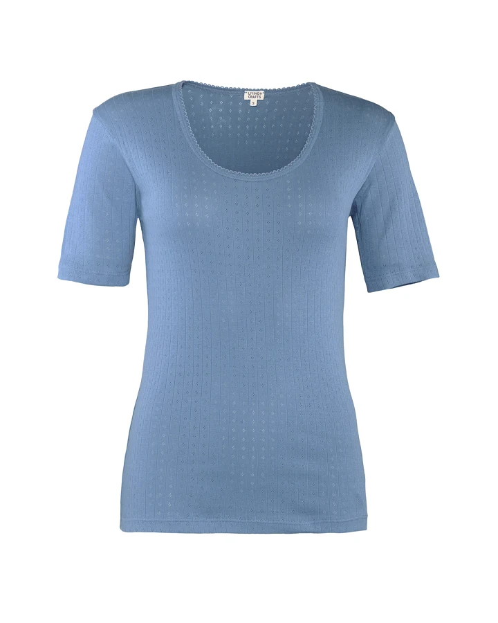 Damen Schlaf-Shirt Blau