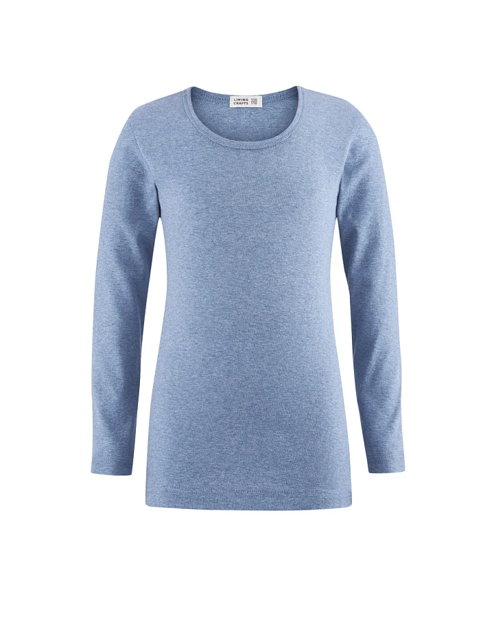Kinder Langarm-Shirt Blau