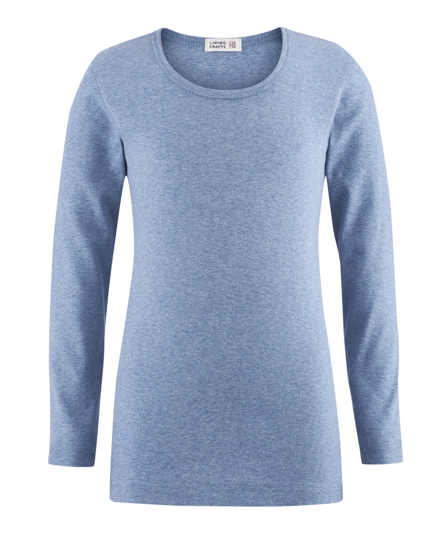 Kinder Langarm-Shirt Blau – Ansicht 2