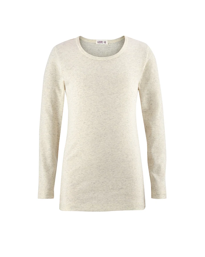 Kinder Langarm-Shirt Beige