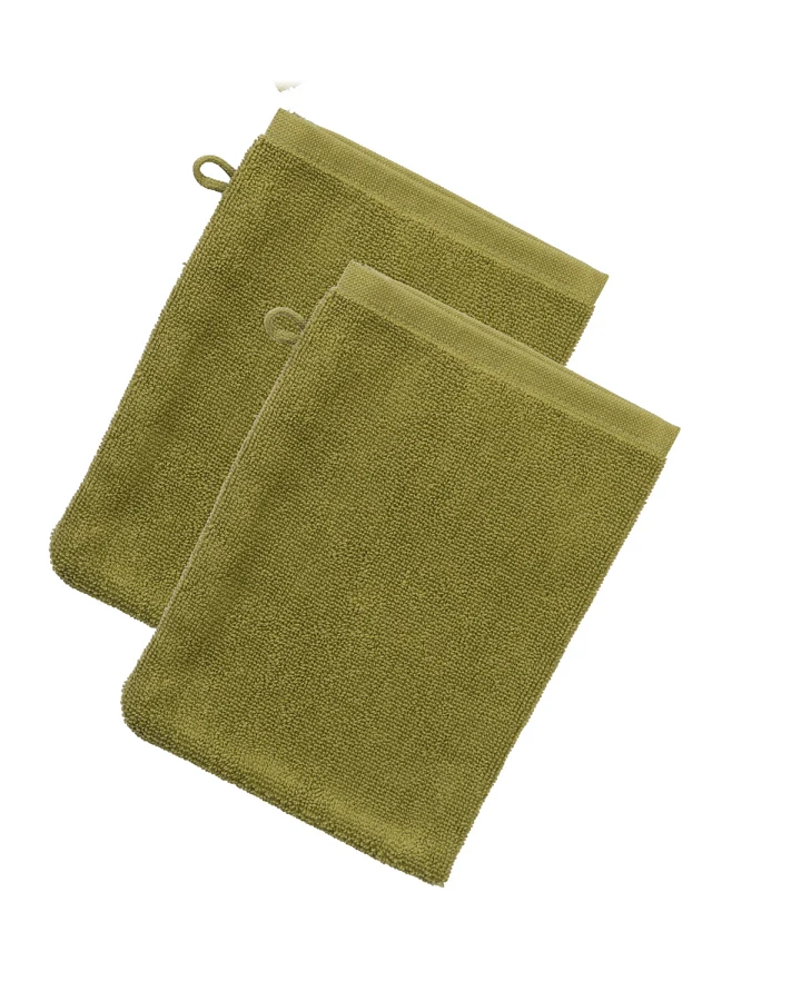 Home Waschhandschuh, 2er-Pack Khaki