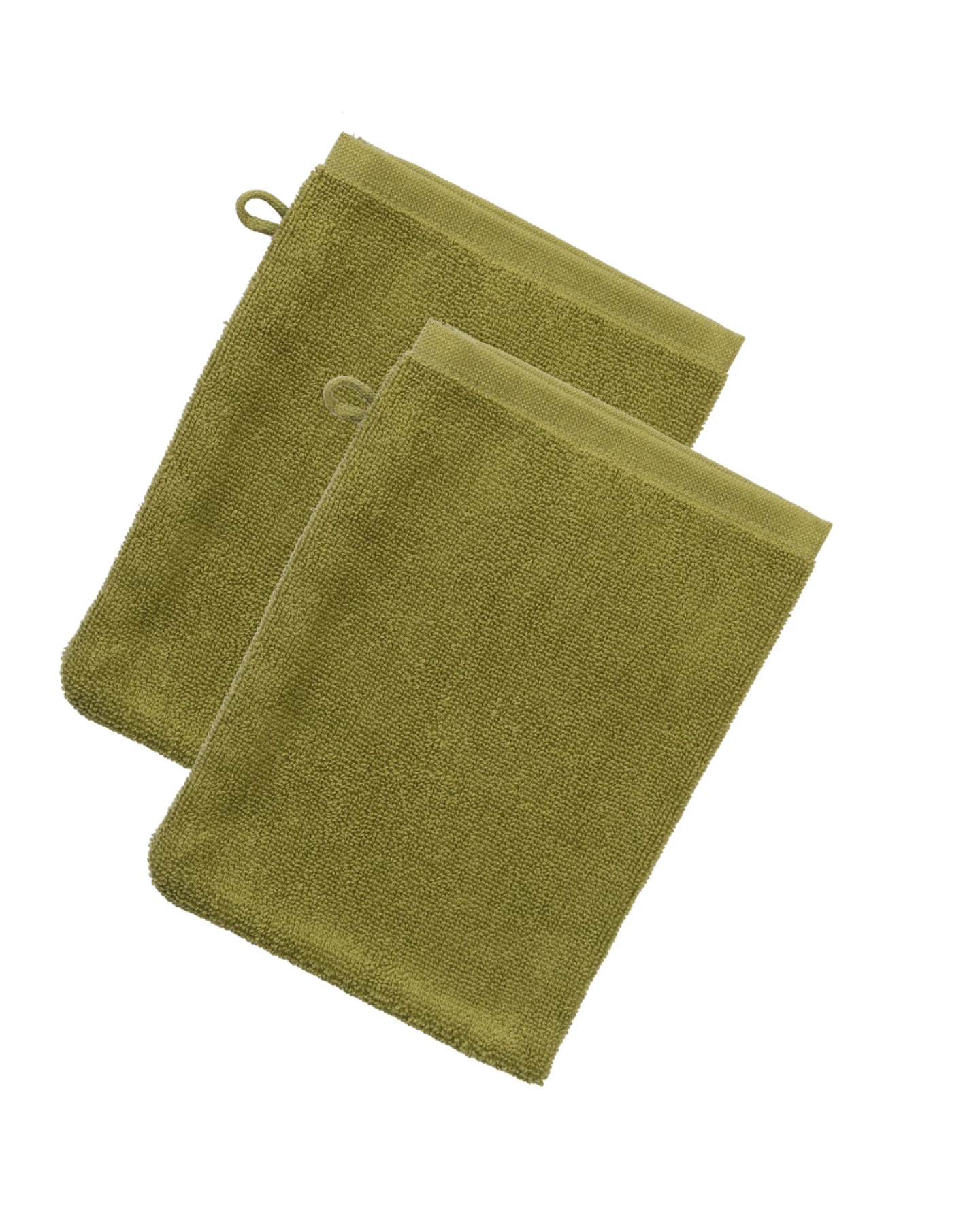 Home Waschhandschuh, 2er-Pack Khaki – Ansicht 2