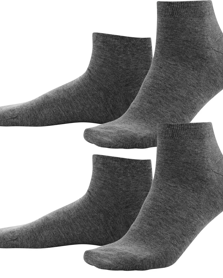 Produktseite: Herren Sneaker-Socken, 2er-Pack Grau