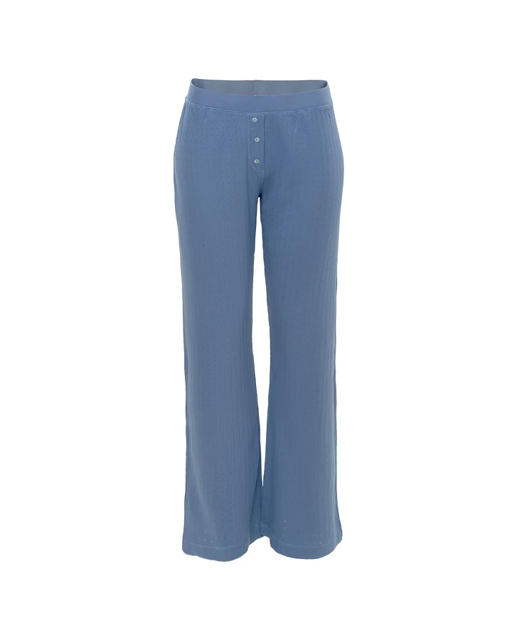 Damen Schlafhose Blau