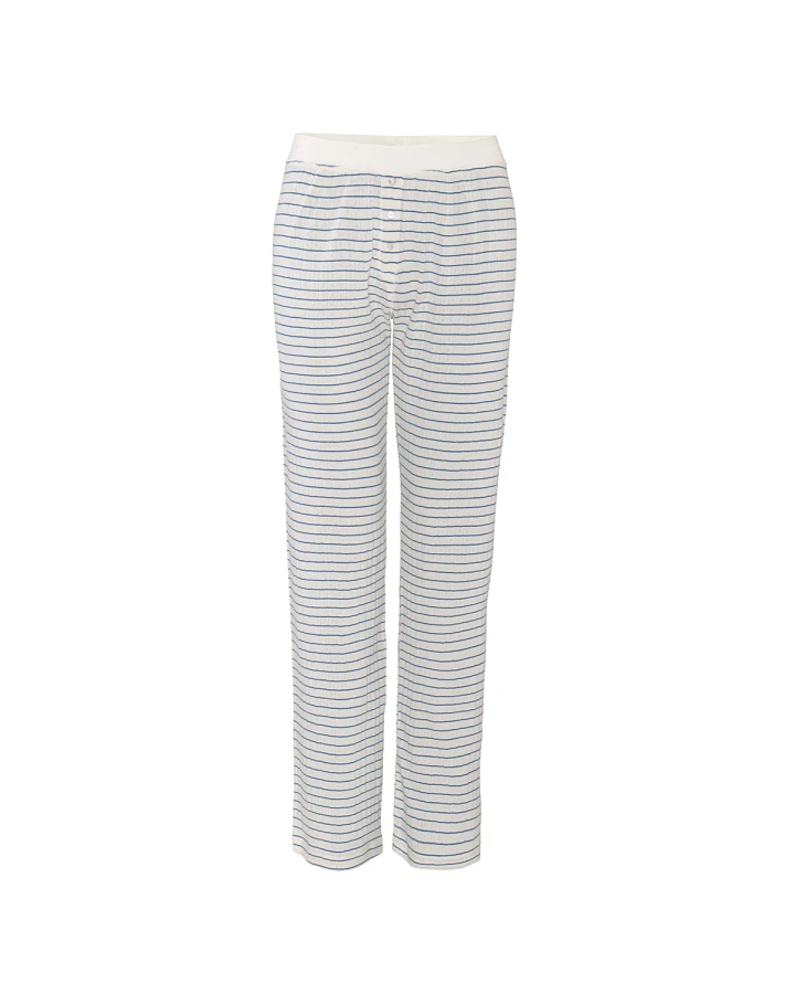 Damen Schlafhose Gestreift