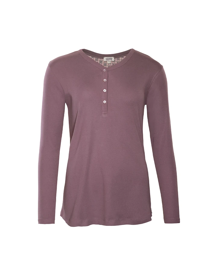Damen Schlaf-Shirt Lila