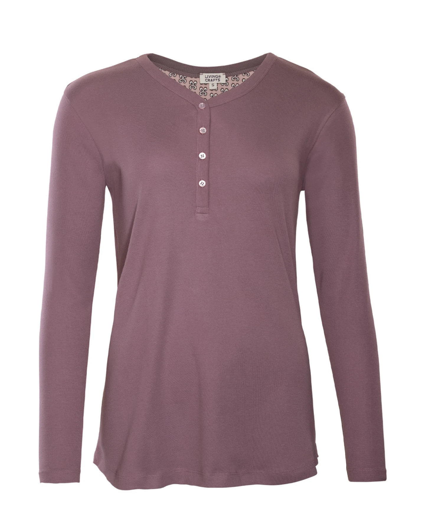 Damen Schlaf-Shirt Lila – Ansicht 2