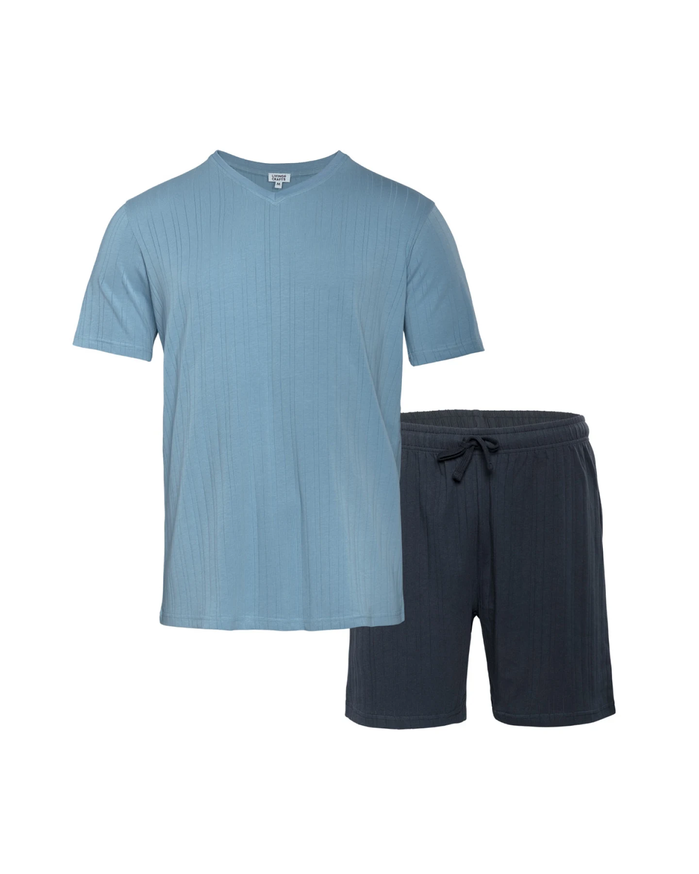 Herren Schlafanzug Blau – Ansicht 2