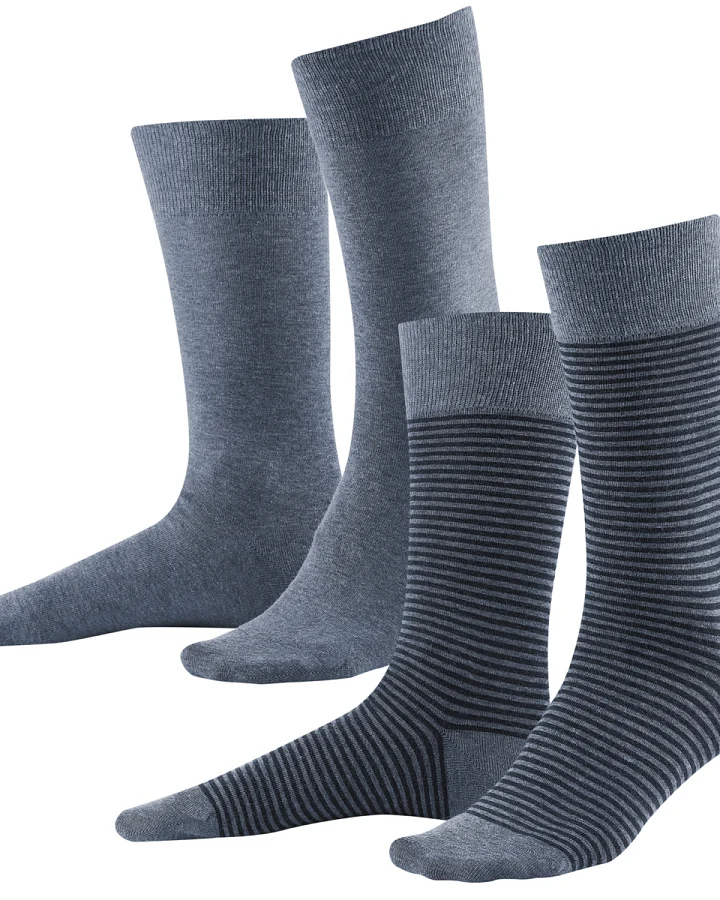 Produktseite: Unisex Socken, 2er-Pack Blau