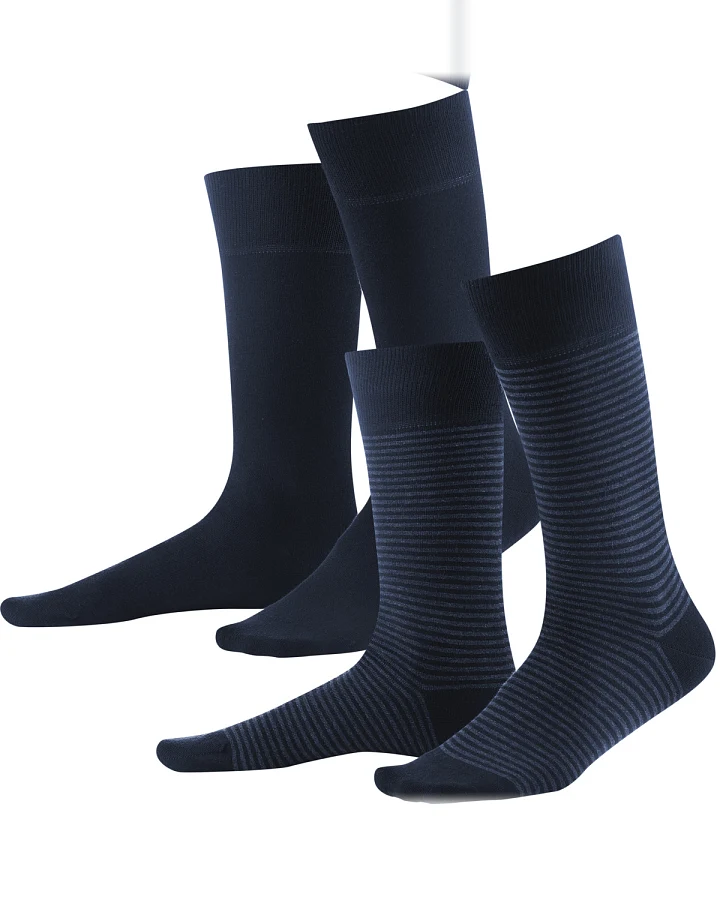 Unisex Socken, 2er-Pack Blau