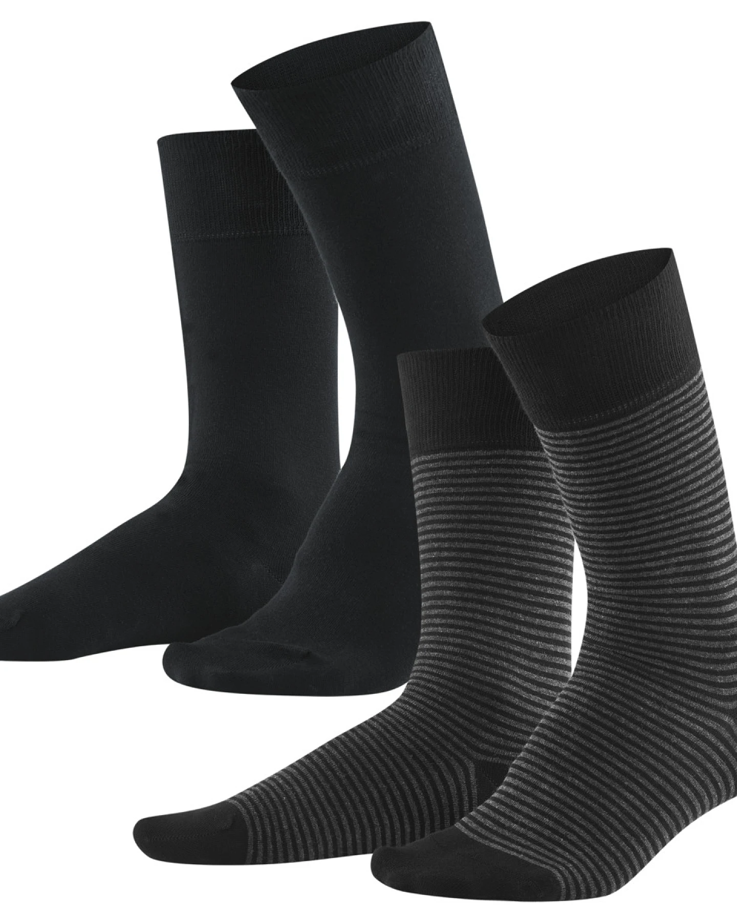 Unisex Socken, 2er-Pack Grau – Ansicht 2