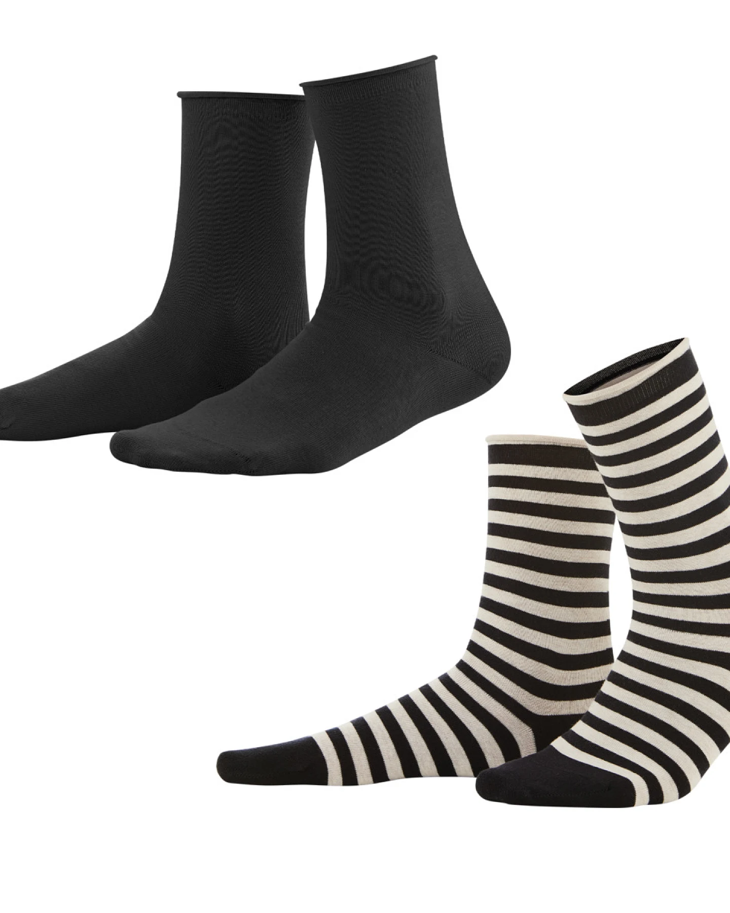 Damen Socken, 2er-Pack Gemustert – Ansicht 2