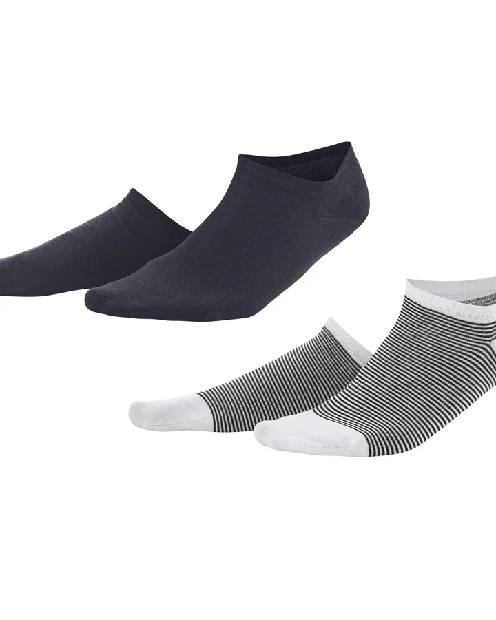 Produktseite: Damen Sneaker-Socken, 2er-Pack Mehrfarbig