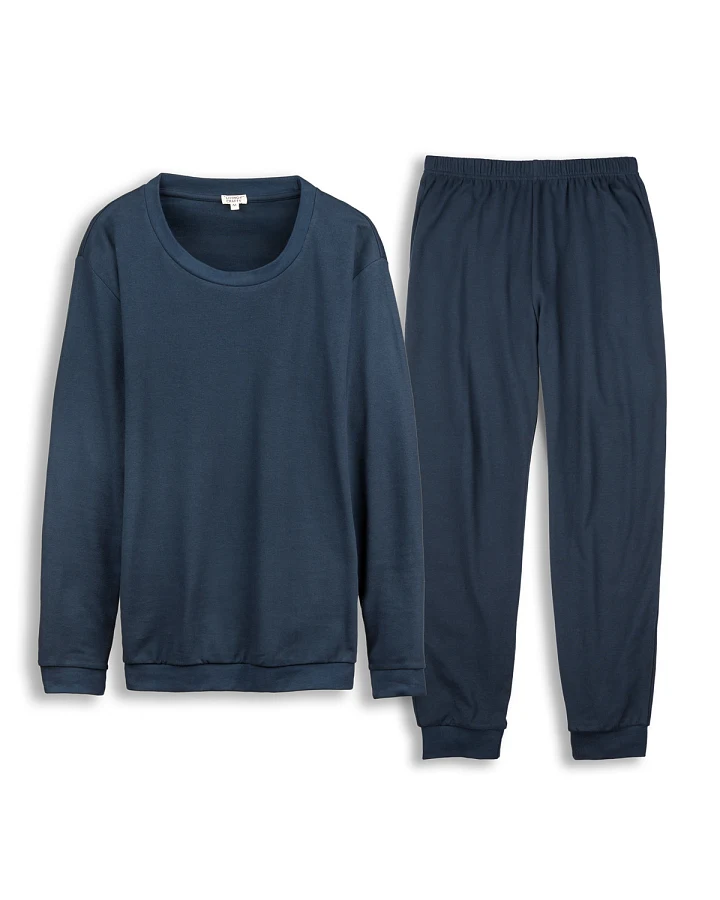 Herren Schlafanzug Blau