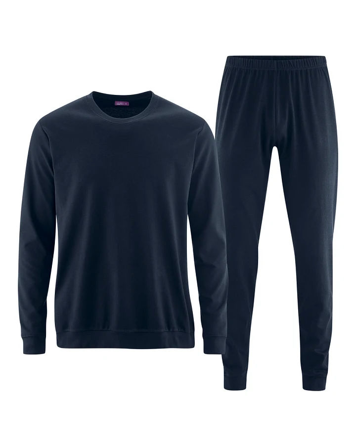 Herren Schlafanzug Blau