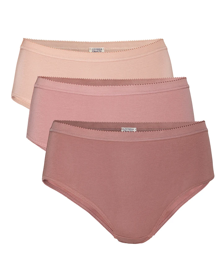 Damen Slip, 3er-Pack Pink