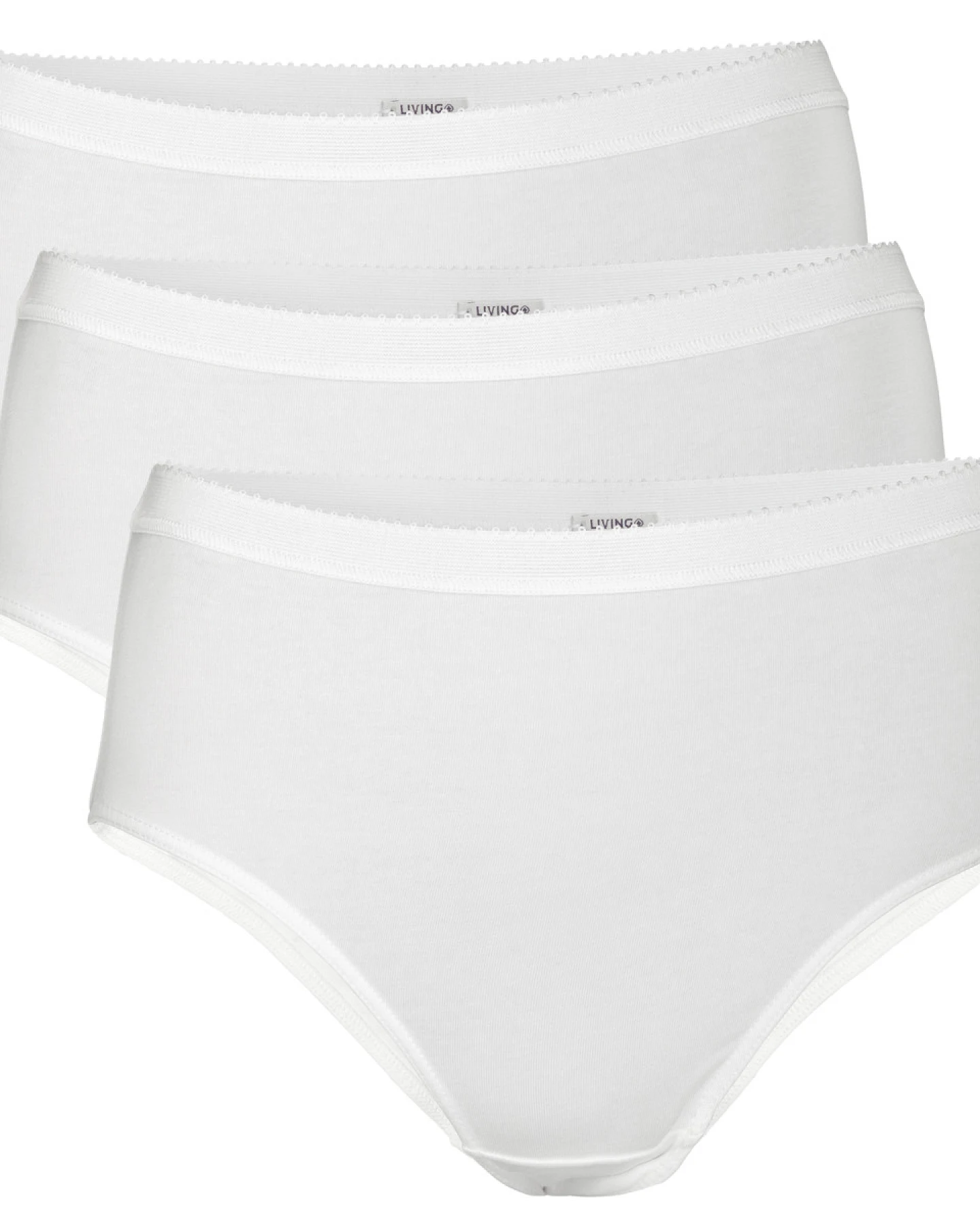 Damen Slip, 3er-Pack Weiß – Ansicht 2