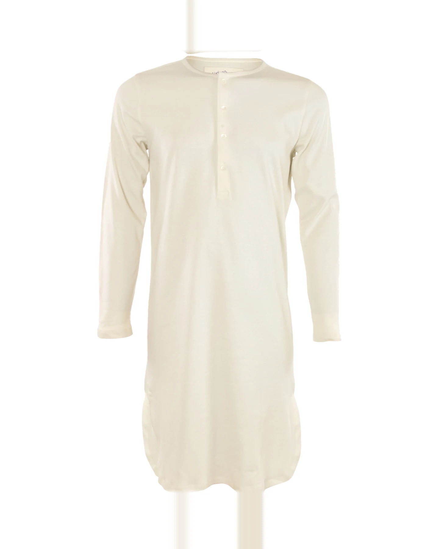 Unisex Retro-Nachthemd Beige – Ansicht 2