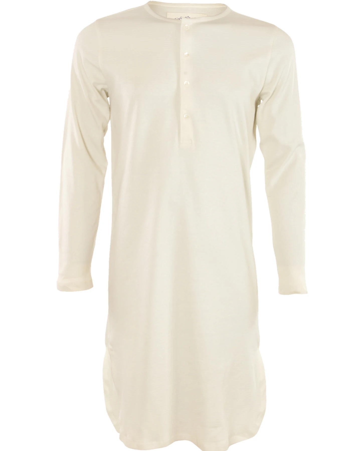Unisex Retro-Nachthemd Beige – Ansicht 2