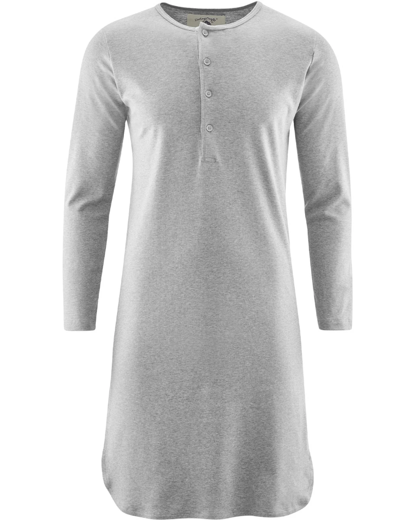 Unisex Retro-Nachthemd Grau – Ansicht 2