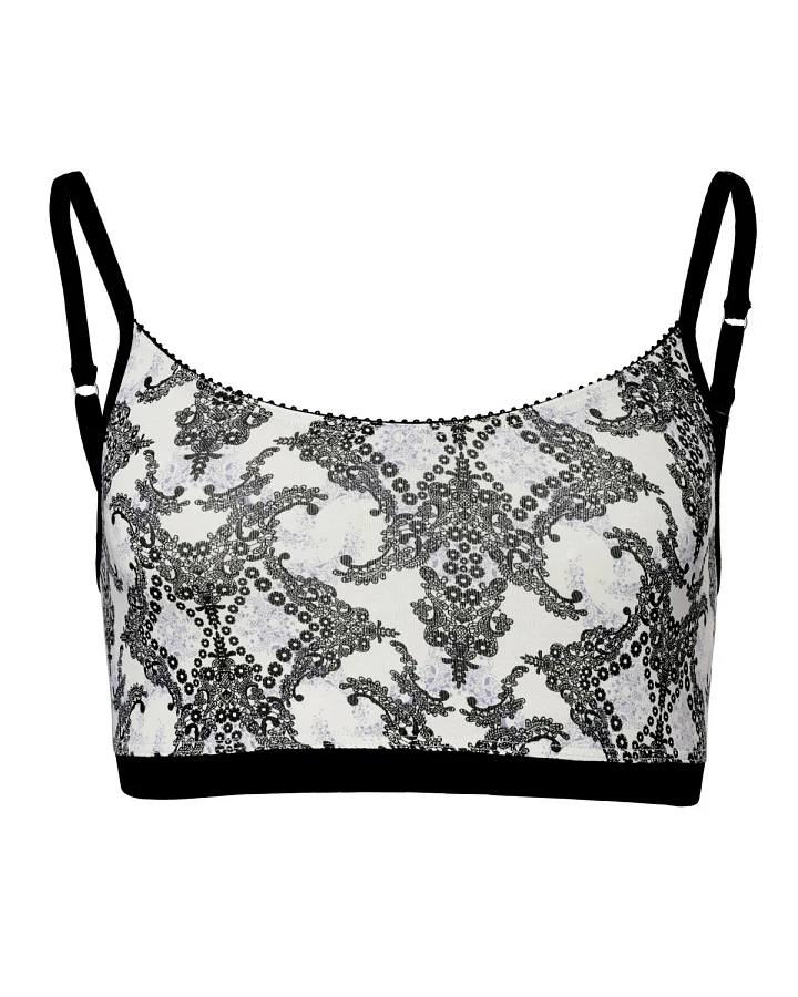 Damen Bustier Gemustert