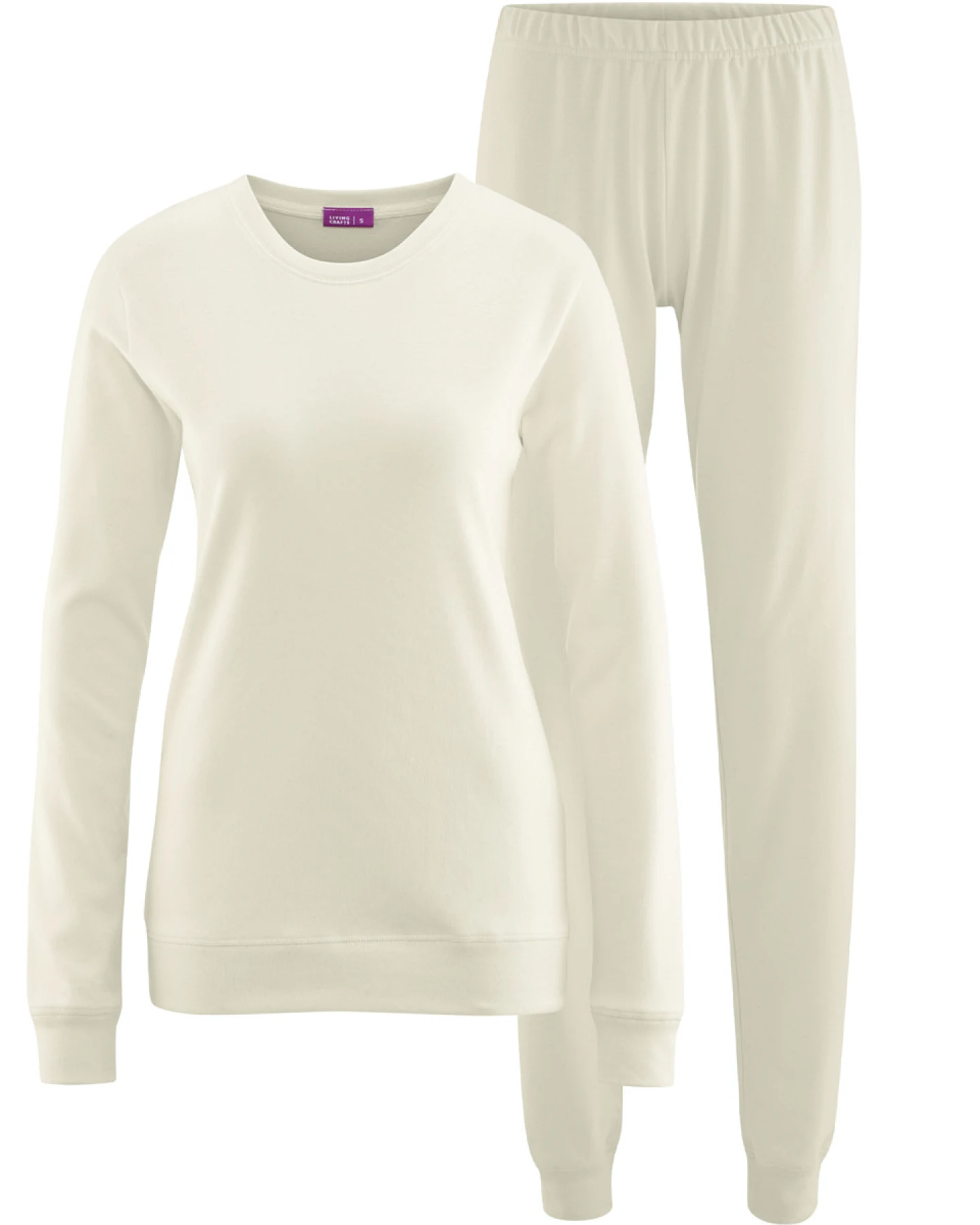 Damen Schlafanzug Beige – Ansicht 2